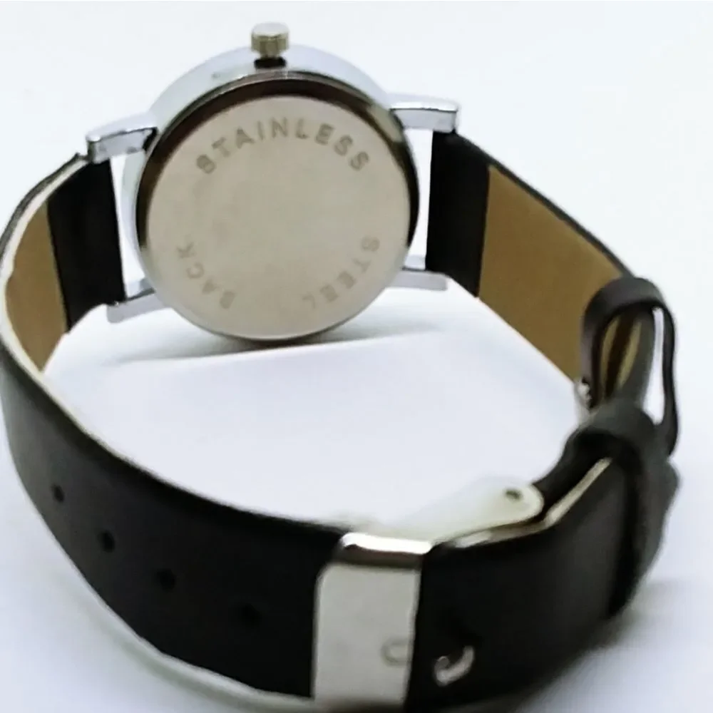 Mickey Cartoon Watch Black Band Gift Box